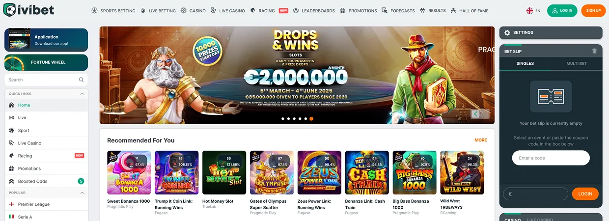 IviBet Parimad Kasiino Mänguautomaadid